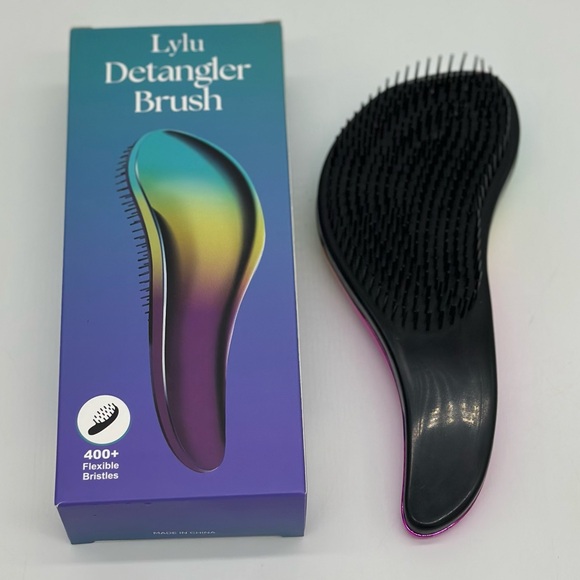 Lylu Detangler Brush - Black and Pink - Picture 1 of 6